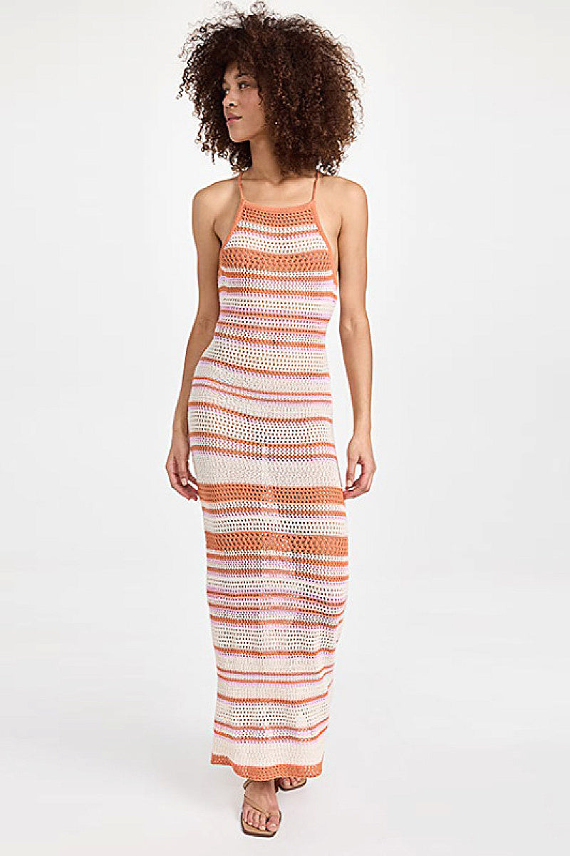Sexy Hollow Out Backless Dress for Women
