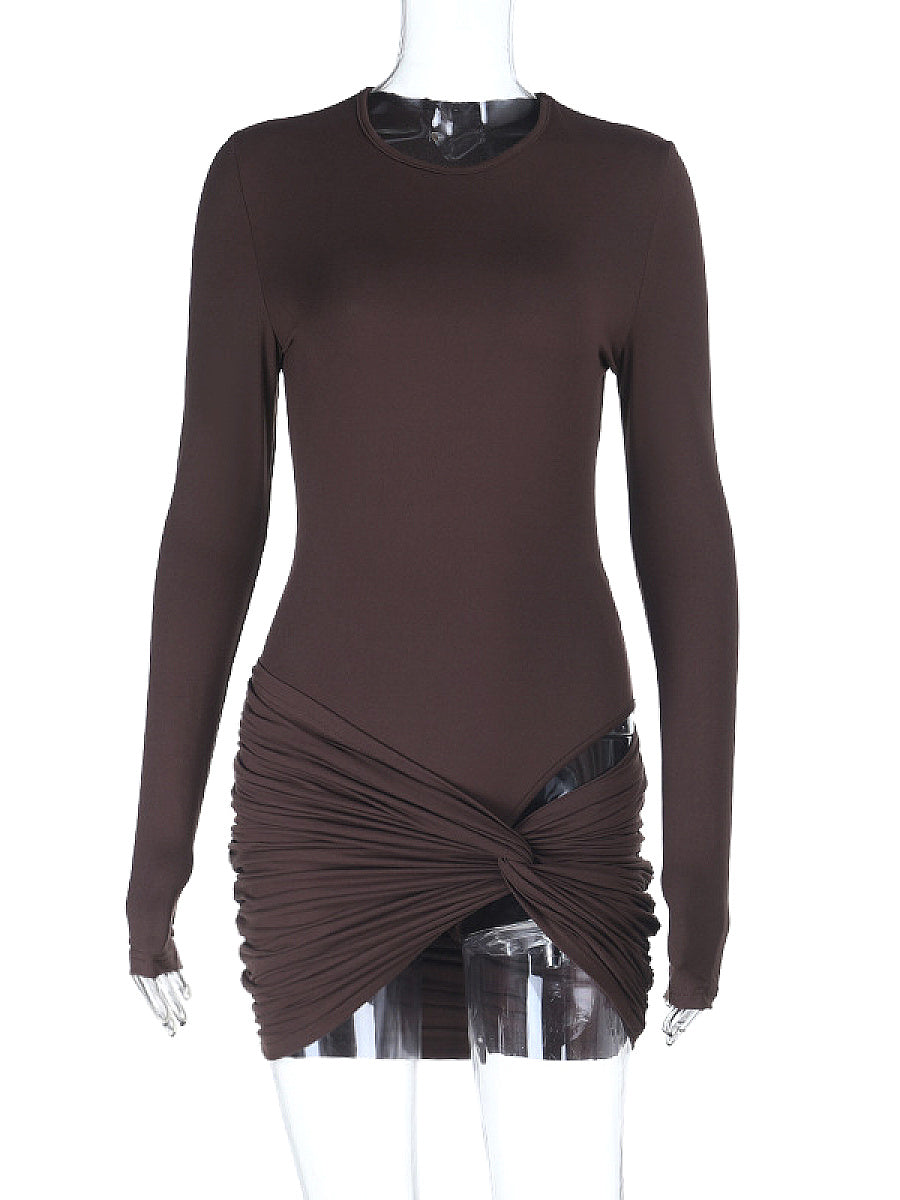 Slim Fit Hollow Out Two-Piece Set for Women