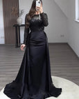 Elegant Long Sleeve Sequin Evening Dress for Women