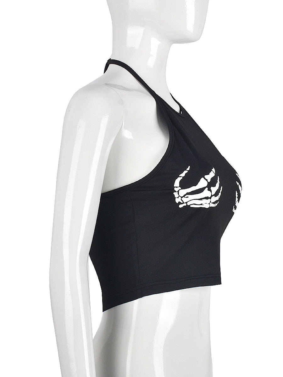 Stylish Cropped Halter Top for Night Out