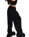 Casual Cotton Knit Sweatpants for Spring and Autumn