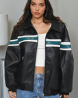 Vintage Black Street Style Jacket for Women
