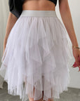 Princess Style Pleated Tulle Skirt