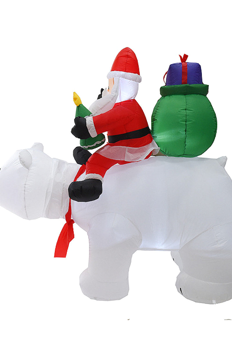 Inflatable Polar Bear Christmas Decoration