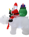 Inflatable Polar Bear Christmas Decoration