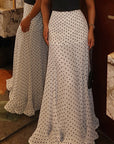 French Sweet Polka Dot Ruffled Skirt for Women