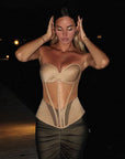 Chic Strapless Top with Bust Pads