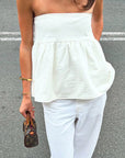 Fashionable Strapless Top for Casual Wear