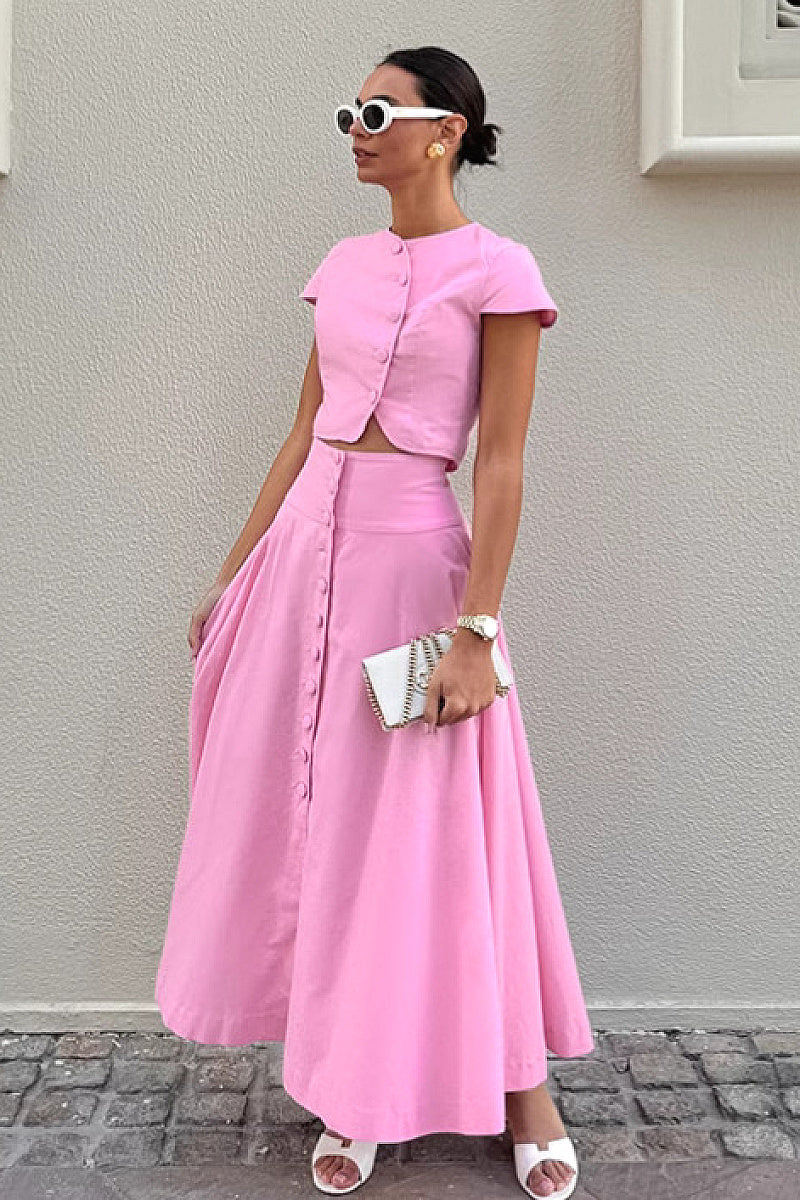 Elegant A-Line Dress Set for Women