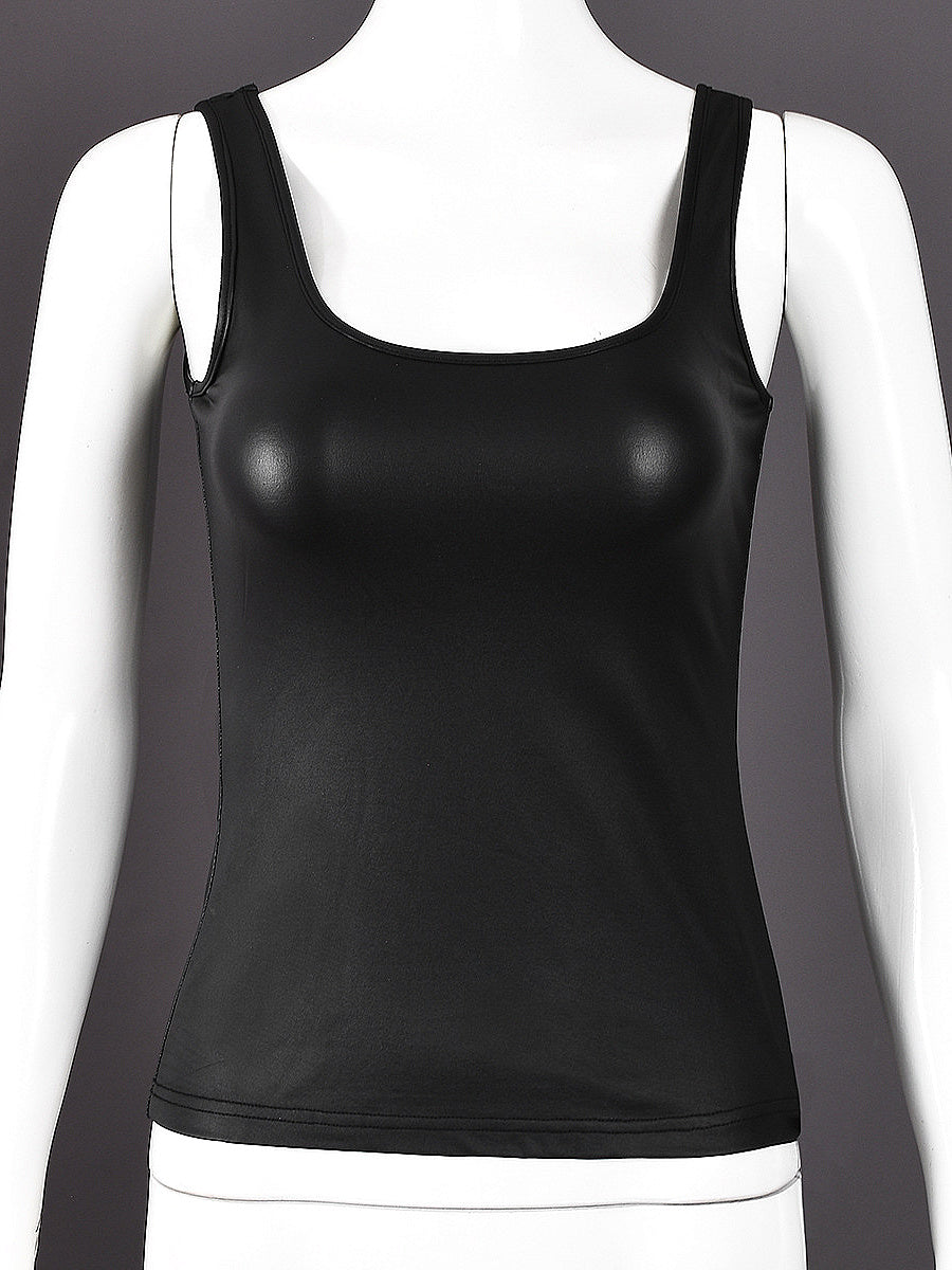 Trendy Summer Women's U-Neck Crop Top