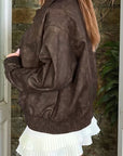 Stylish Stand Collar Jacket for Autumn and Winter