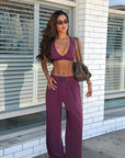 Stylish Backless Summer Outfit Set