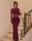 Elegant Long Sleeve Lace Dress