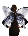 Halloween Butterfly Wings Costume with Skull Print