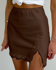 Summer Lace Patchwork High Waist Skirt