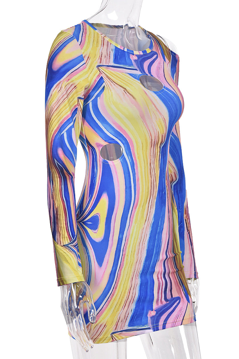 Sexy Hollow Out Off Shoulder Dress