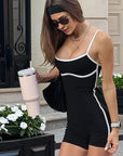 Stylish Color Block Sleeveless Jumpsuit
