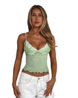 Sexy V-Neck Lace Camisole Top for Summer
