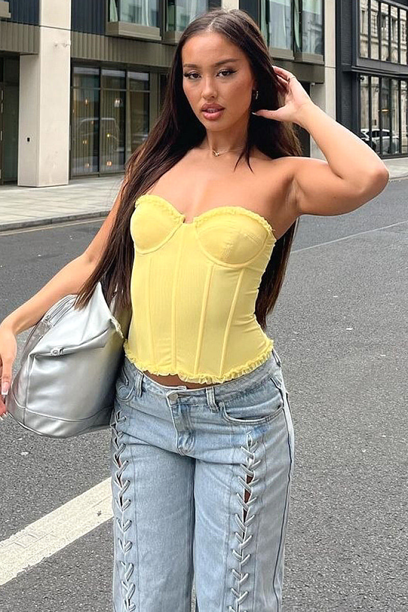 Lace Sexy French Style Sweetheart Top