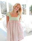 Spring Summer Women's French Vintage Floral Dress