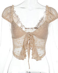 Sexy Lace Trim Cami Top for Summer