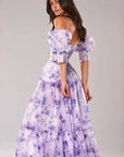 Elegant Off-Shoulder Long Dress for Women
