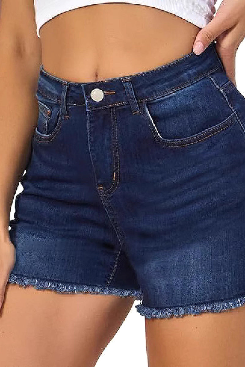 Summer Women's Denim Shorts with High Elasticity