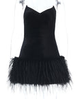 Chic Strapless Mini Dress with Ruffled Hem