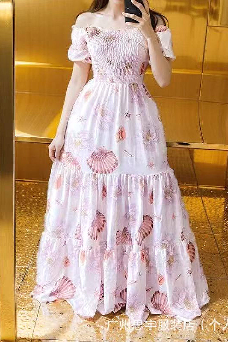 2025 Spring Summer Elegant Floral Dress