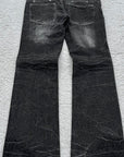 Vintage Y2K High-Waisted Flared Denim Pants