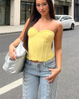Lace Sexy French Style Sweetheart Top