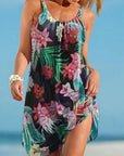 Trendy Floral Sleeveless Dress for Casual Wear