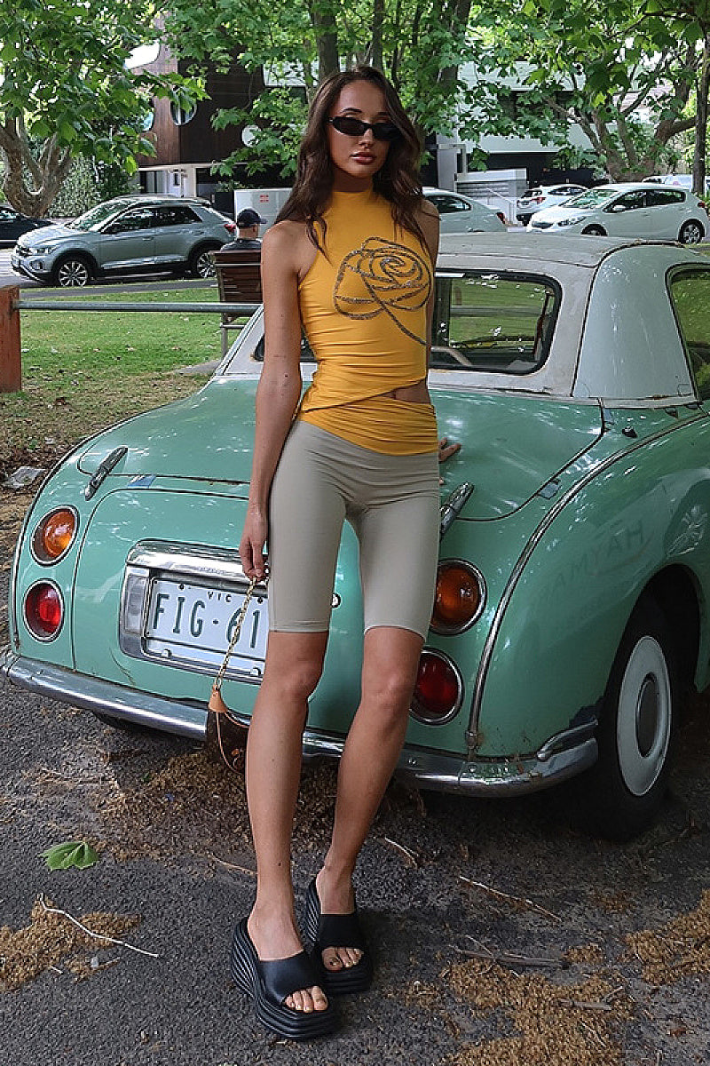 Spring Street Style Slim Fit Sleeveless Top