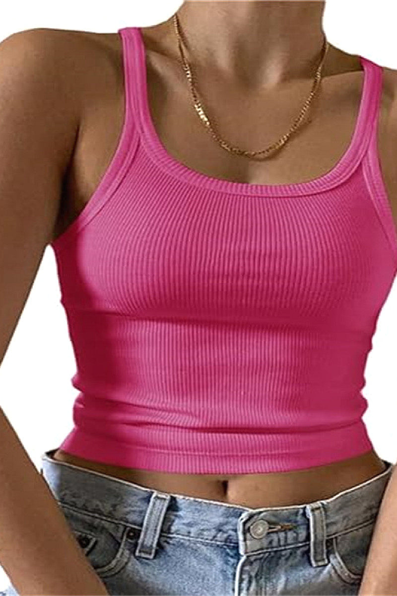 Summer Women's Crop Tank Top - Stylish and Trendy