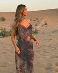 Chic V-Neck Sleeveless A-Line Dress