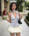 Summer Sexy Halter Neck Backless Top