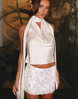 Elegant Backless Halter Top for Women