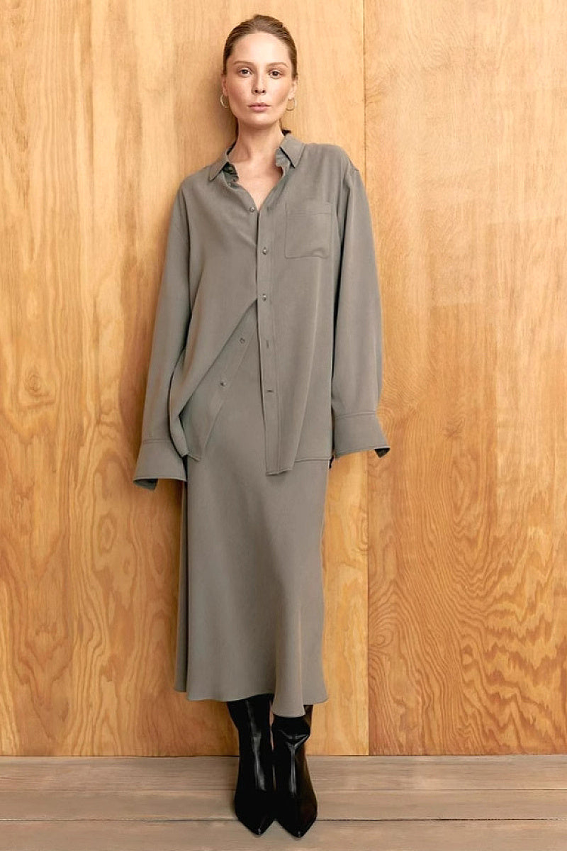 Casual Women's Cardigan and Long Skirt Set