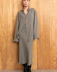 Casual Women's Cardigan and Long Skirt Set