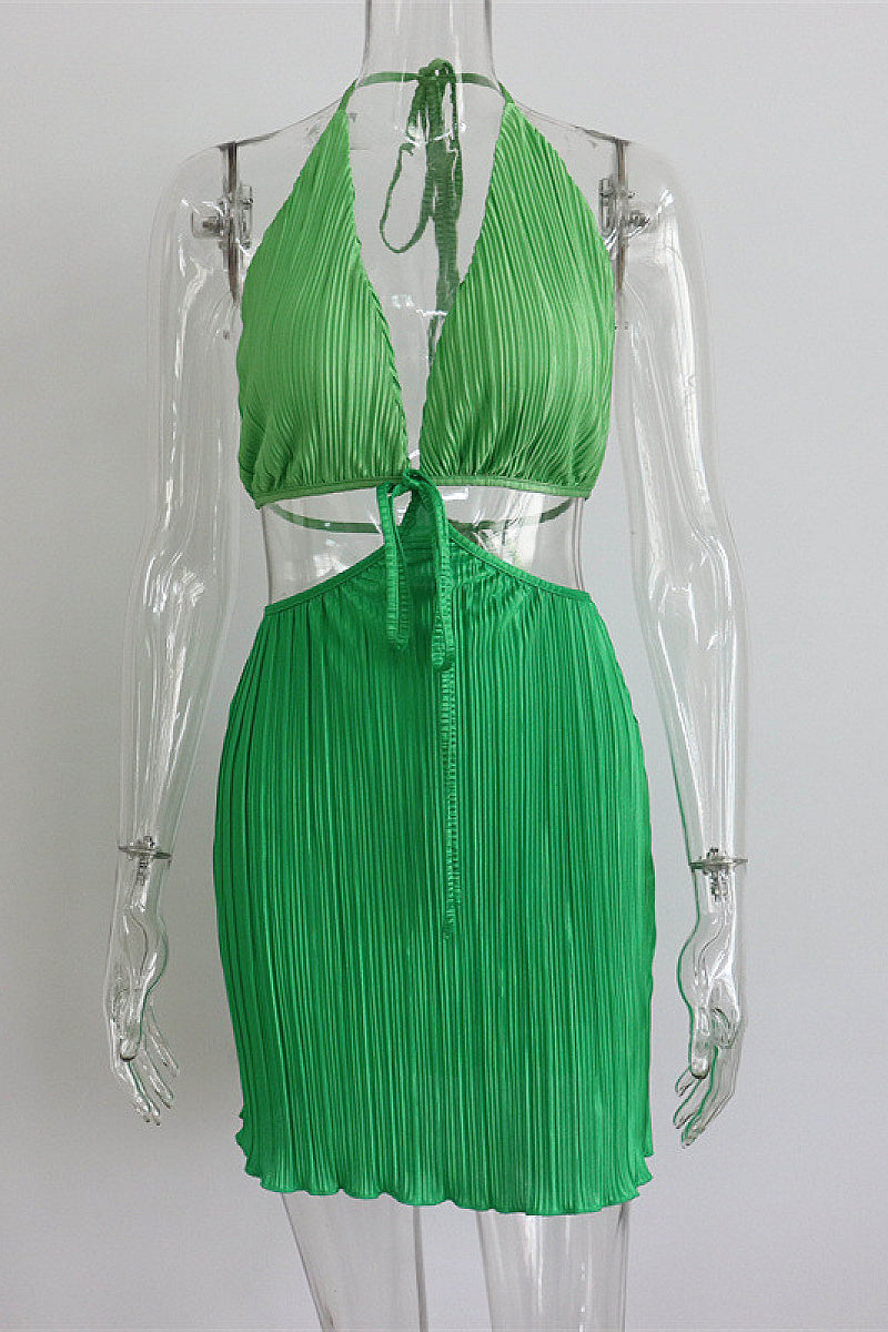 Summer Sexy V-Neck Backless Dress for Women
