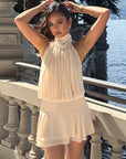 Chic Halter A-Line Dress for Women