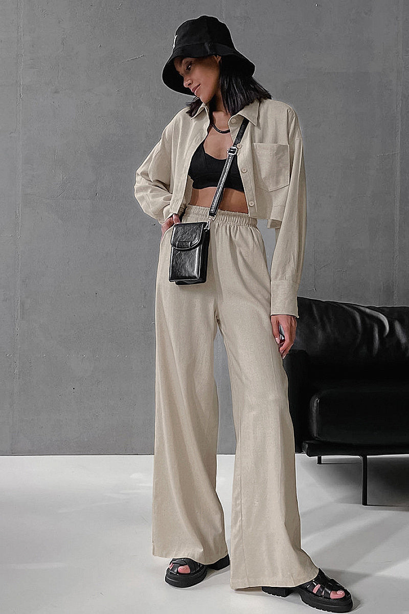 Casual Chic Linen Two-Piece Set