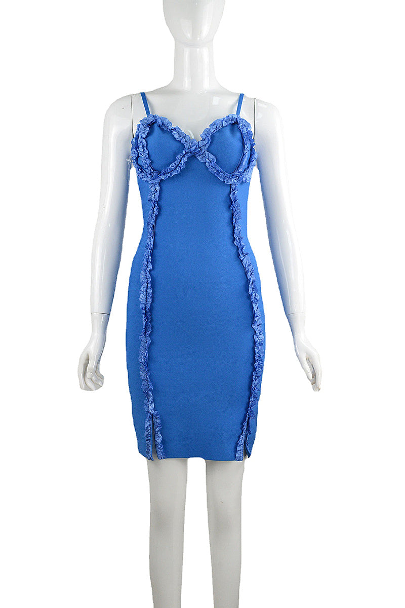 Elegant Slim Fit Lace Dress for Women
