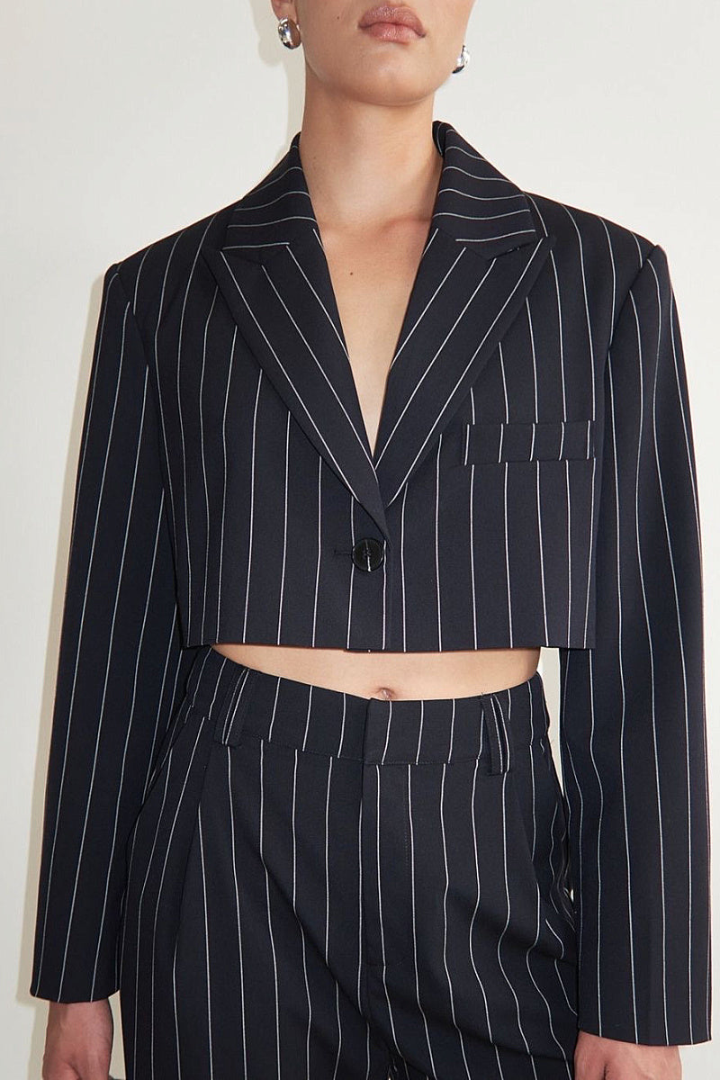 Elegant Striped Suit Set for Women