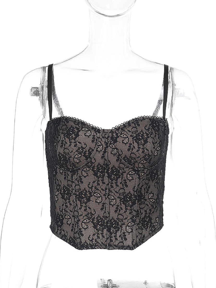 Spring Fashionable Lace Camisole Top
