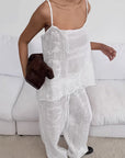 European Style Embroidered Two-Piece Set