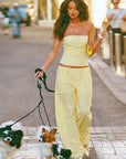 Casual Summer Pants Set with Sleeveless Top