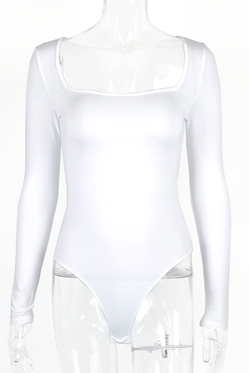 European and American Sexy Fleece Bodysuit