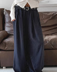 Fashionable Color Block Wide Leg Pants for Women