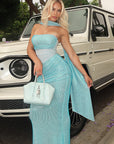 Vintage Strapless Slim Fit Dress